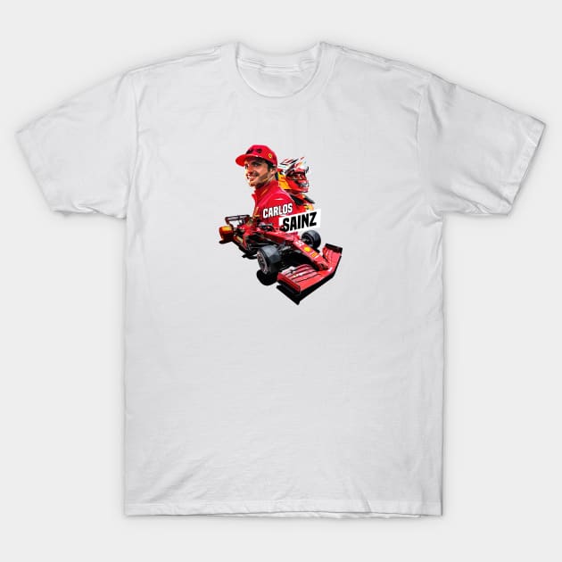 Racing Sainz 2021 T-Shirt by pxl_g